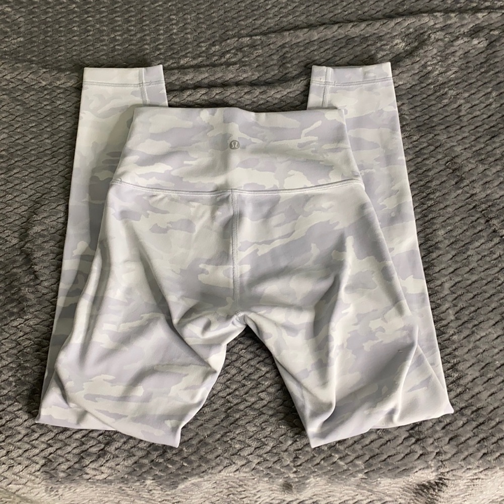 White camo lululemon leggings